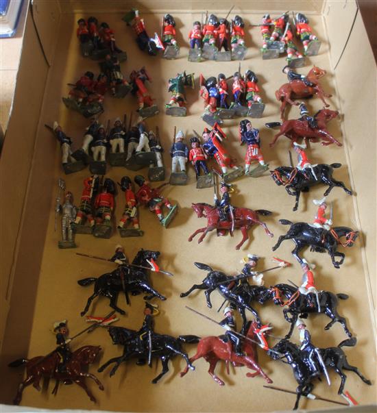 Large quantity of lead soldiers